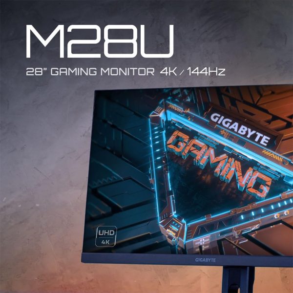 Gigabyte M28U 28" Gaming Monitor - 144Hz 1ms - 4K UHD - Image 3