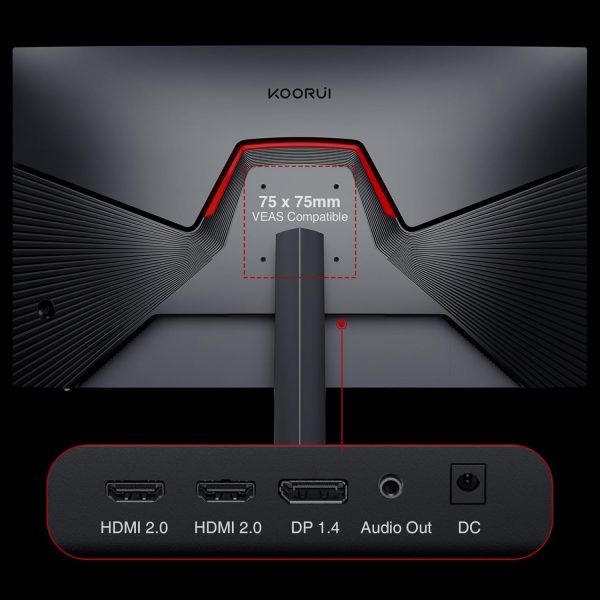 Koorui GN02 Gaming Monitor - 27" - 240Hz 1ms - Image 6