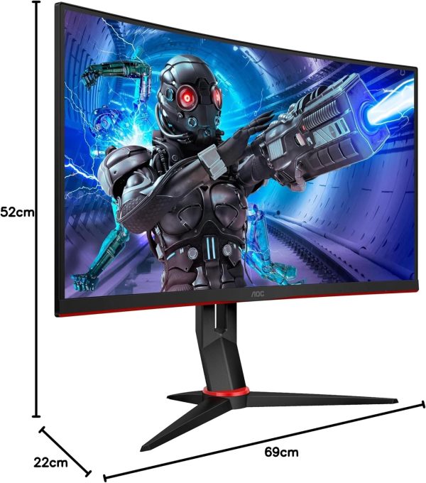 AOC C27G2ZE 27" Curved Gaming Monitor - 240Hz 0.5ms - Image 5