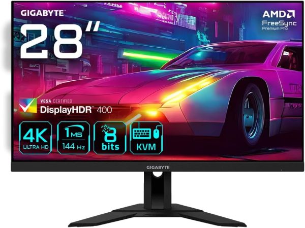 Gigabyte M28U 28" Gaming Monitor - 144Hz 1ms - 4K UHD